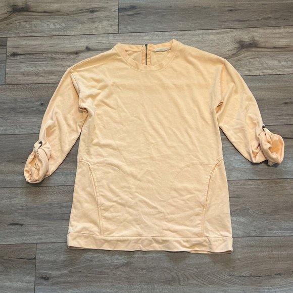 Soft Surroundings On The Go Pullover Sweater SZ Small Marigold Orange Sweatshirt - Picture 1 of 10